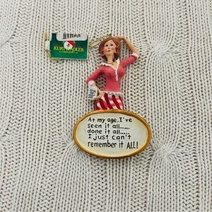 Kurt Adler Vintage “Memory Ornament” To Do List Holiday Christmas EUC